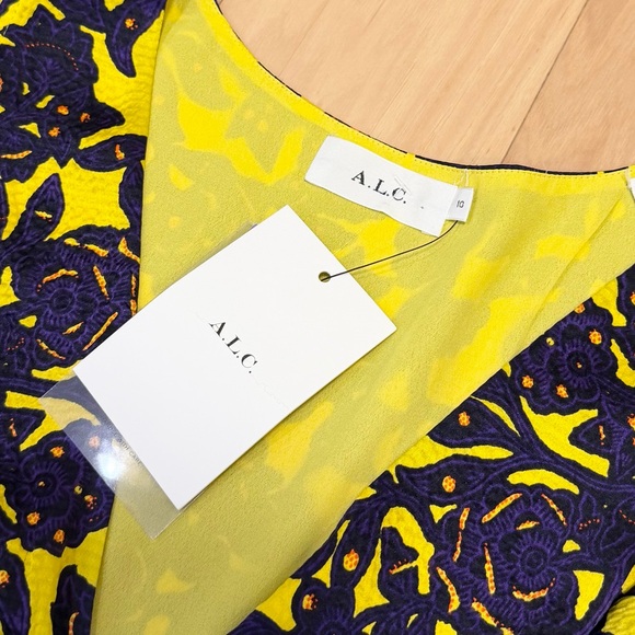 NWT A.L.C. Women’s Viera Silk Dress - Picture 7 of 8